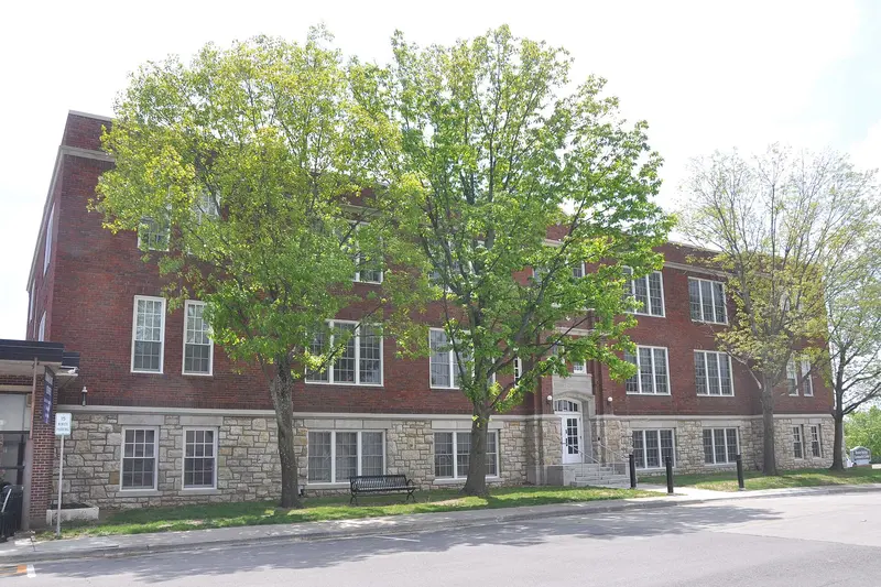 Bonner Springs High School Wyandotte Co KS west facade - view from the north