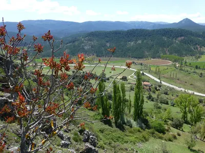Vista panorámica desde el Mirador Oeste de Riopar Viejo