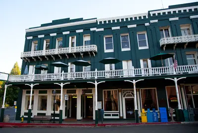 National Exchange Hotel-5 (cropped), near Nevada City
