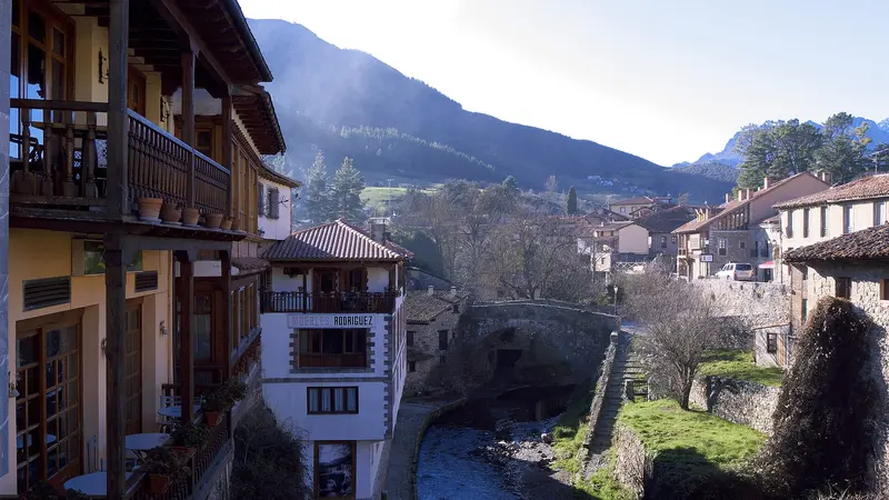Potes. Río Quiviesa, about 0.1 km from Autocaravanas Potes