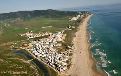 Zahara de los Atunes vista desde el cielo