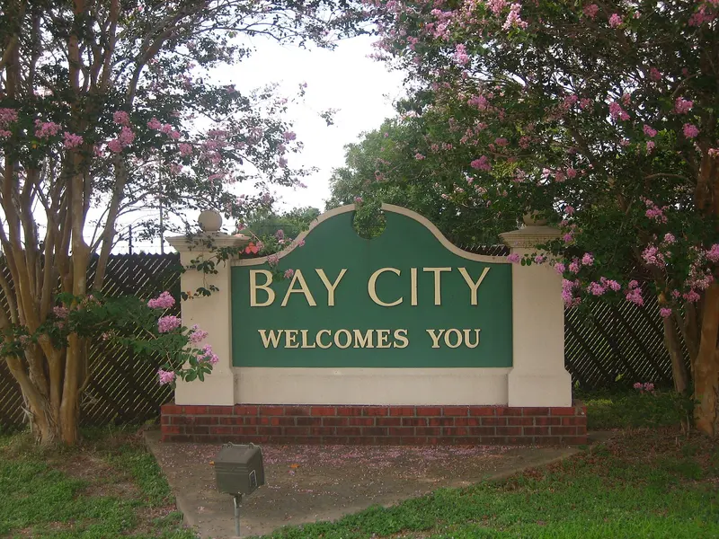 Bay City, TX, sign