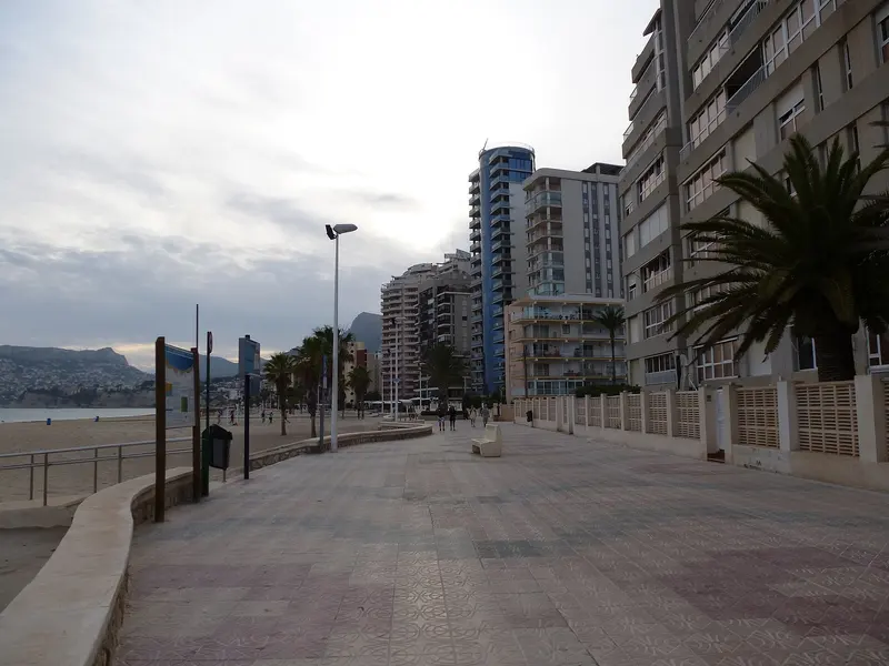 Calpe , la plage arenal-bol, about 0.3 km from Camping Sol de Calpe Austral