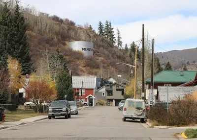 Pine Street in Minturn, Colorado