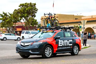 BMC team car leaving King City