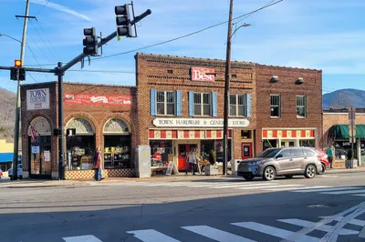 Pharmacy Building, Black Mountain Hardware and Five-and-Dime Building Built 1925, mid 1920s and early