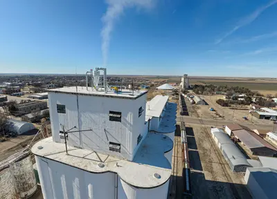 Weskan Grain elevator in Scott City, KS