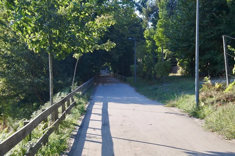 Tâmega cyclepath, about 1.1 km from Amarante Camping