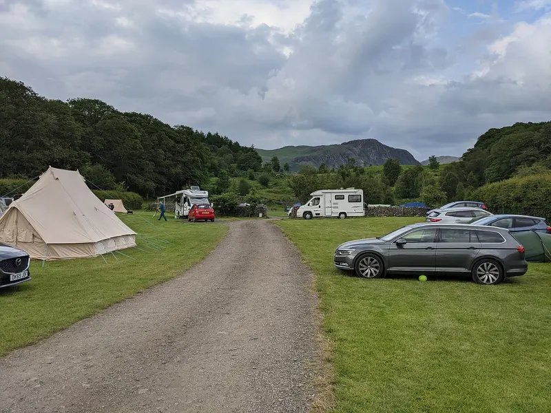 Photo: David Medcalf / CC BY-SA 2.0, via Wikimedia Commons A camping field at Church Stile site