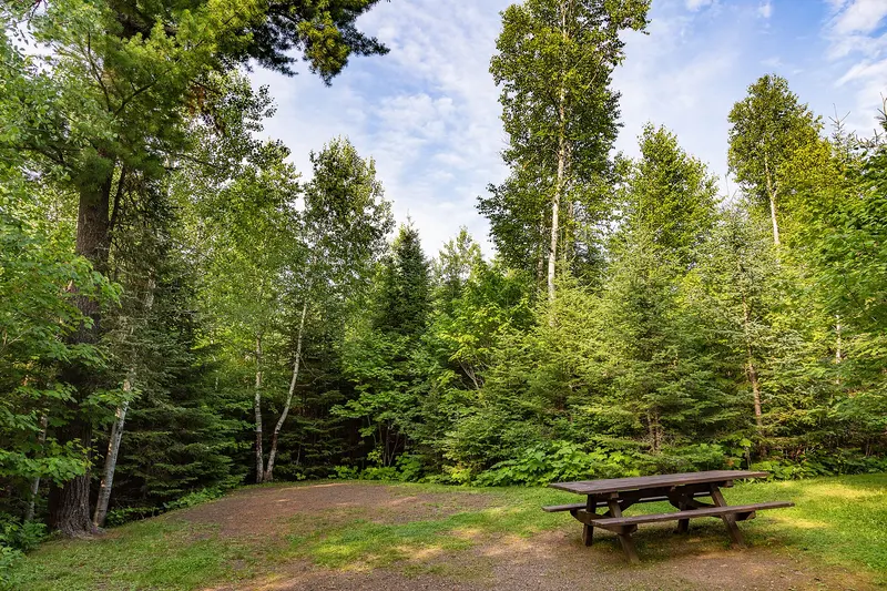 Photo: Tony Webster from Minneapolis, Minnesota, United States / CC BY 2.0, via Wikimedia Commons Flour Lake Campground on the Gunflint Trail, Minnesota