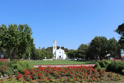 Moraga, CA USA - Saint Mary's College of California - St. Giles Episcopal Church