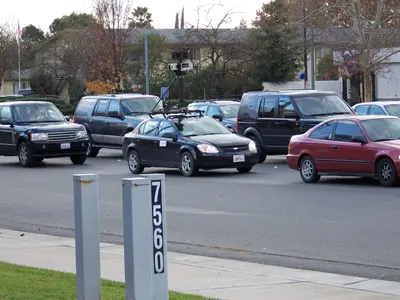 Google Street View Car in Citrus Heights