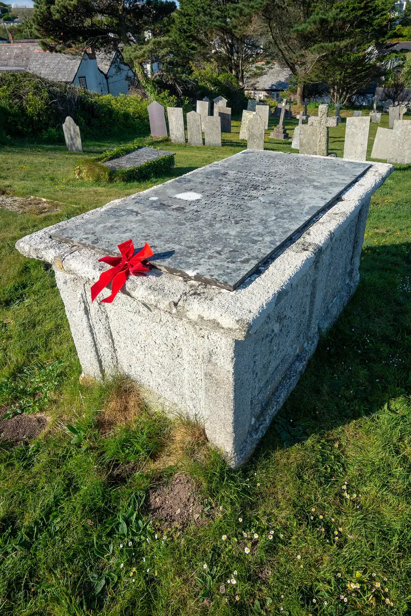 Johns Monument, St Carantoc's Church, Crantock, about 0.3 km from Quarryfields/Crantock Beach