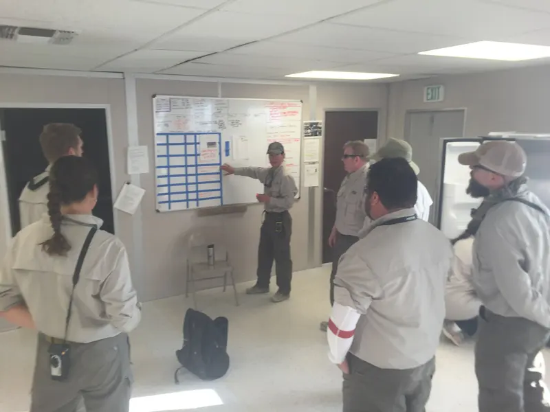 Environmental Compliance Team Briefing Tues, about 0.9 km from Future Turtles