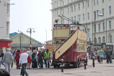 Happy Harold in Hastings town centre