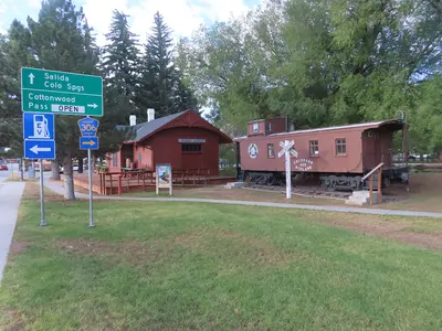 20250726 03 DSP&P depot, Buena Vista, Colorado