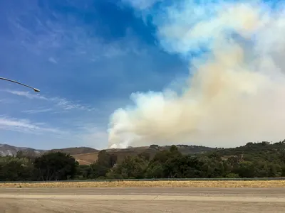 Scherpa Fire, near Goleta