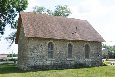 German Evangelical Church (Westmoreland, Kansas) side view
