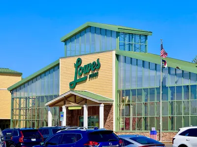 A Lowes Foods supermarket chain store in Clemmons, North Carolina