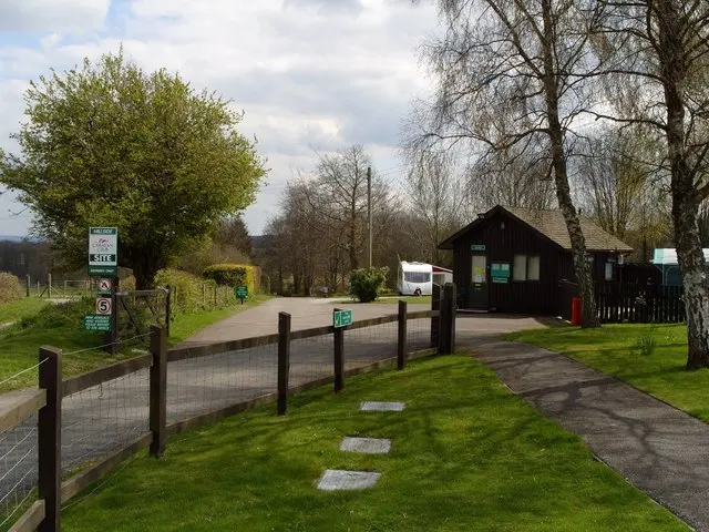 Hillside Caravan Club site, near Salisbury