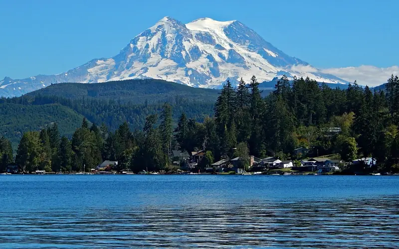 Mount Rainier from Clear Lake, Washington
