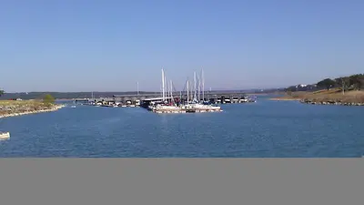 Canyon Lake Dam Cranes Mill Marina
