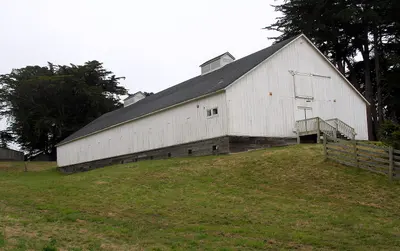 Knipp and Stengel Ranch Barn, CA 1, Sea Ranch, CA 7-5-2010 7-25-07 PM