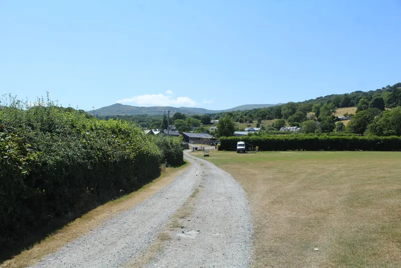 View beyond Cefn Cae camp site