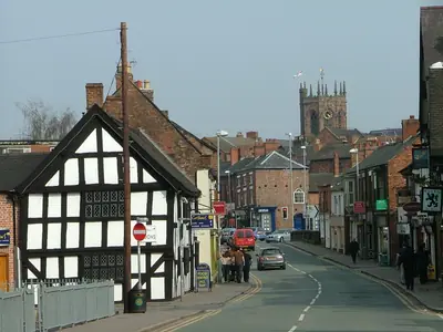 Nantwich - view down Welsh Row