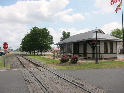 Restored Hurlock Train Station