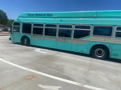VVTA Vehicle 647 Approaching Victorville Transit Center