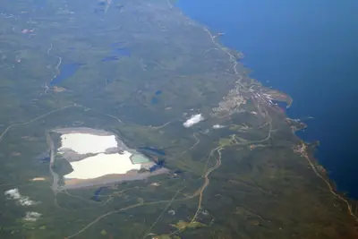 Silver Bay, Minnesota aerial