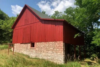 John McKimmons Barn Westmoreland Kansas side view