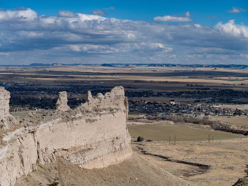 Scotts Bluff Summit at Scottsbluff National Monument Nebraska