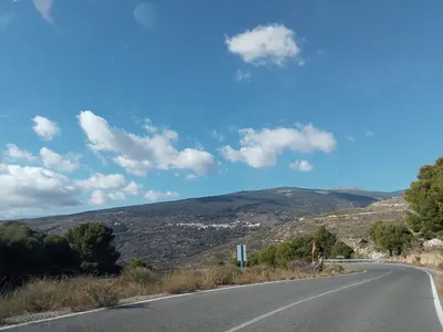 Vista de Paterna desde carretera, near Ugíjar