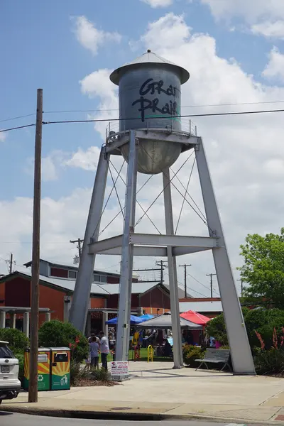 Grand Prairie May 2019 27 (Market Square water tower)