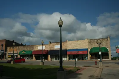 East Side of Mountain Home square