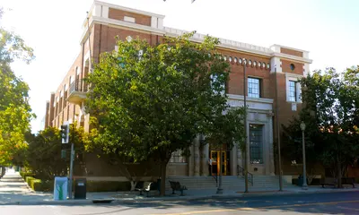 Across the street from Bakersfield Californian Building