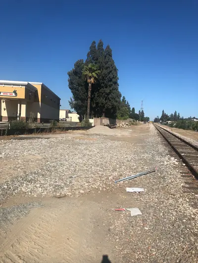 Site of the future San Dimas station