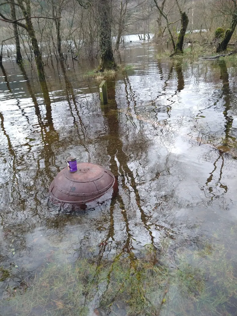 Loch Achray Campsite flooded due to heavy rain