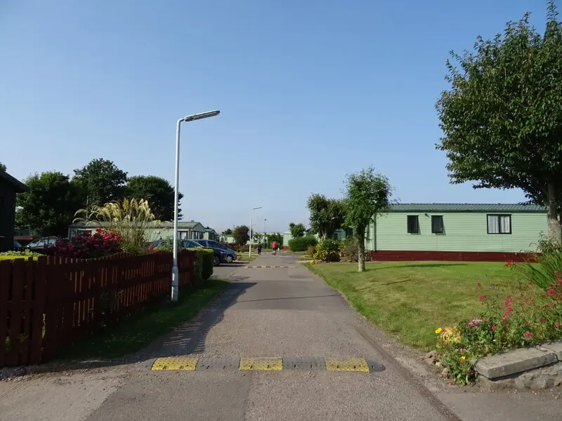 National Cycle Route 1 through Links Caravan Park, Tayport