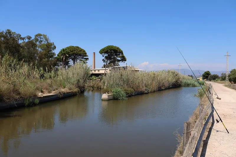 Canal mouth, Almenara, Spain, about 1.9 km from Xilxes