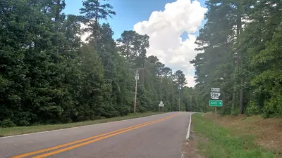 Highway 298 in Montgomery County, Arkansas, near Mount Ida