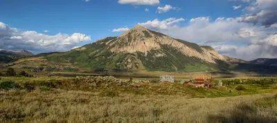 Ranch Overlooking Mount Crested Butte