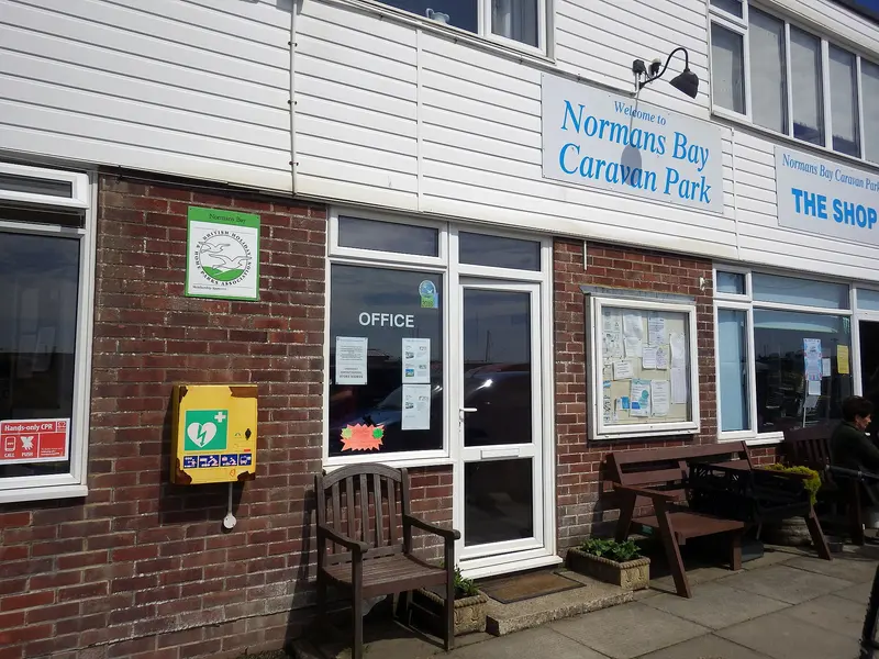 Defibrillator, Normans Bay Caravan Park, Normans Bay, Pevensey