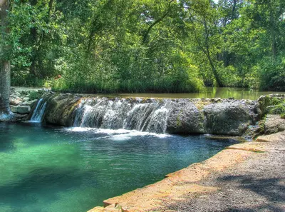 Little Niagra Falls on Travertine Creek, Sulphur Oklahoma