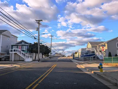 Cape May CR 614 wb at Lake Avenue, Wildwood, NJ