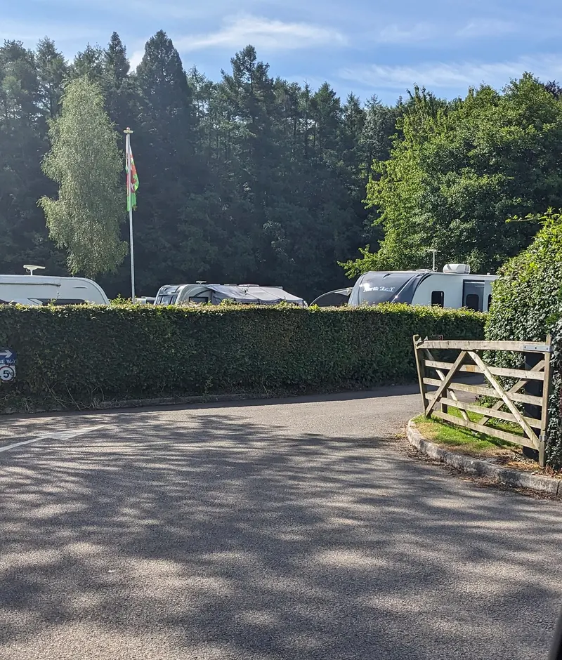 Entrance to Pont Kemys Caravan and Camping Park