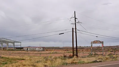 Tonto Drive-In Theatre site Winslow AZ, near LeChee
