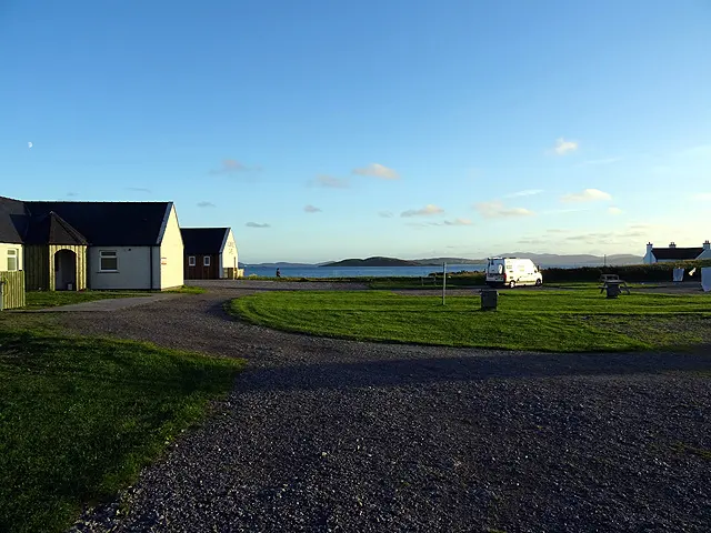 Photo: John Lucas / CC BY-SA 2.0, via Wikimedia Commons The campsite at West Kilbride